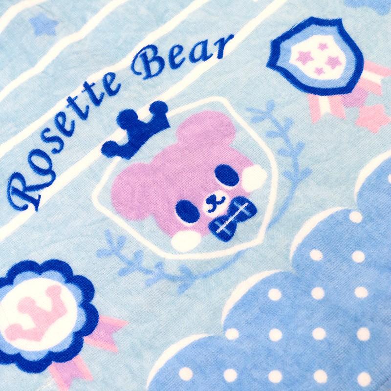 新作 人気 セールsale ラップタオル 水泳タオル 60cm丈 くまのロゼット柄 プールタオル スイムタオル お着替えタオル 販売