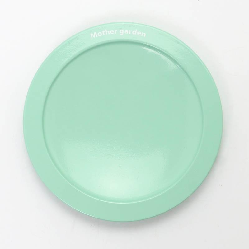 セールSALE ままごと 食器 木製 おままごと 皿 大サイズ ミント お皿 プレート キッチンツール 木のおもちゃ 木のおままごと|mg-sweet|02