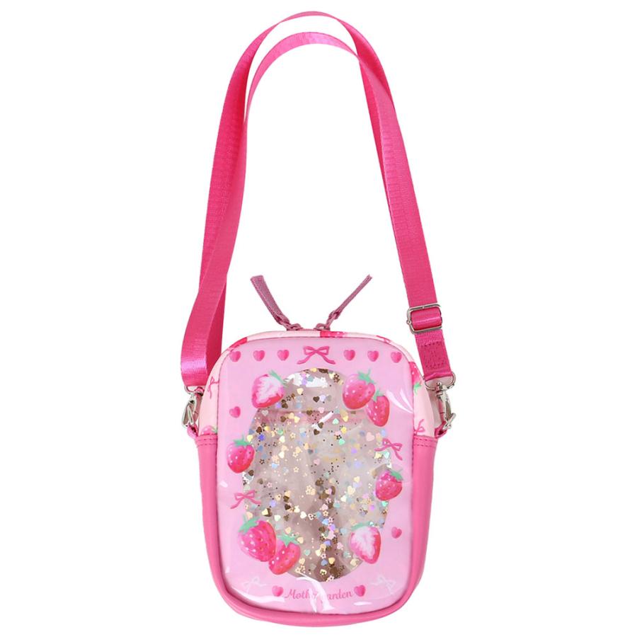 【サンティ】ビジュー スパンコール花柄 リーフ ショルダーバッグ 緑×ピンク GREGORY グレゴリー ショルダーバッグ 
