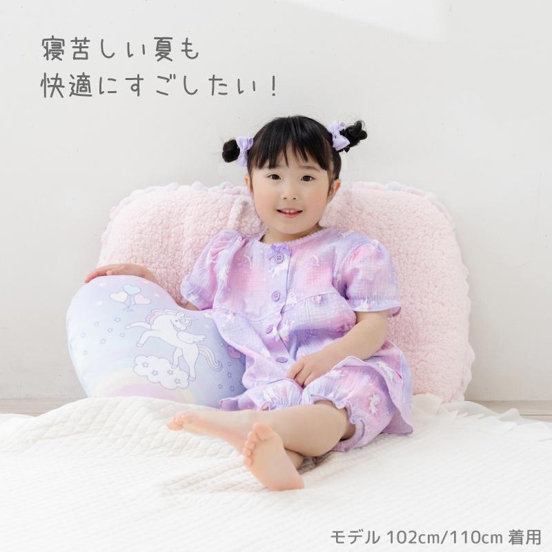 Mother garden（マザーガーデン） キッズ ガーゼ パジャマ 半袖 六分丈