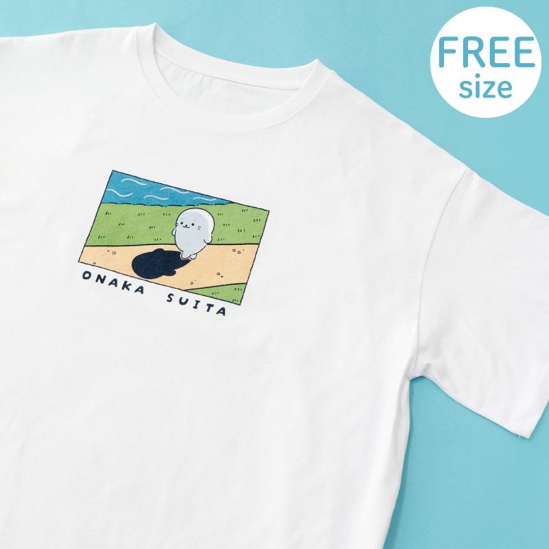 Mother garden（マザーガーデン） しろたん ビッグTシャツ 半袖 お腹す