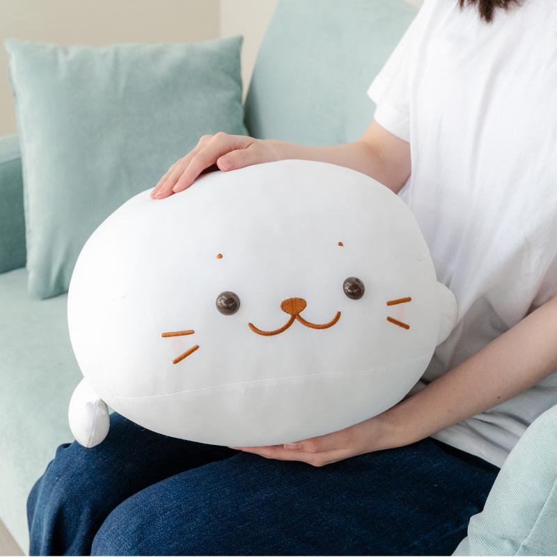 Mother garden（マザーガーデン） しろたん クール抱き枕 55cm 単品 白