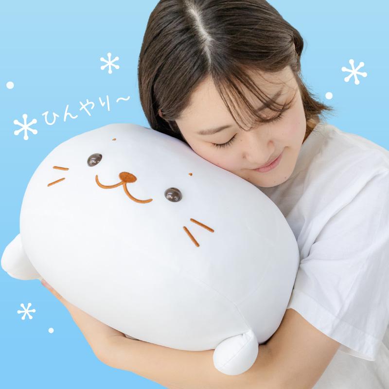 Mother garden（マザーガーデン） しろたん クール抱き枕 55cm 単品 白