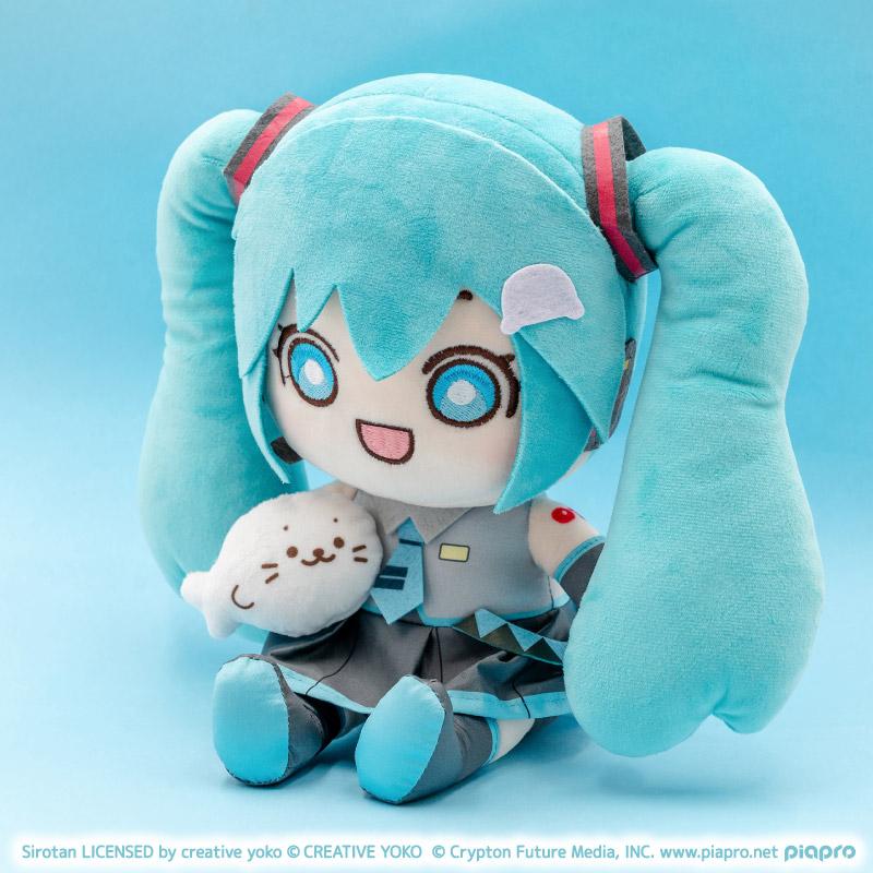 しろたん　ぬいぐるみ　マスコット　マザーガーデン Mother garden（マザーガーデン） しろたん×初音 ミク 初音ミク