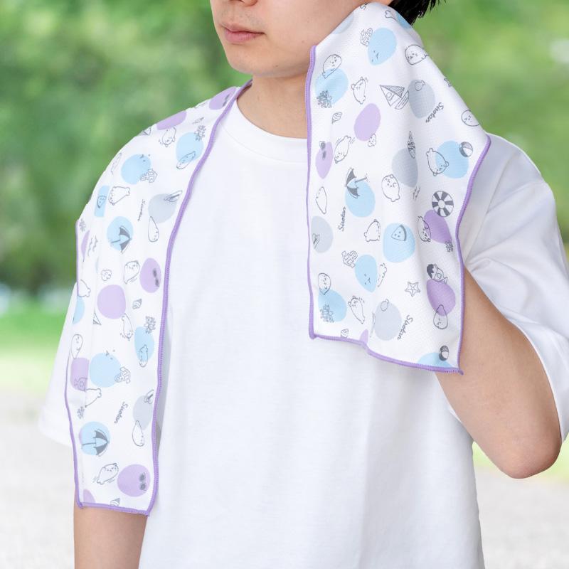 Mother garden（マザーガーデン） しろたん クールタオル 単品 雲で