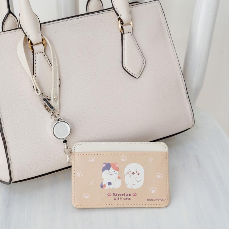Mother garden（マザーガーデン） しろたん 合皮 パスケース 単品