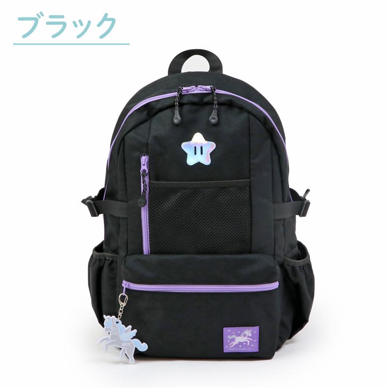 Mother garden リュック キッズ ユニコーン パープル ブラック Mother garden リュック キッズ ユニコーン パープル ブラック
