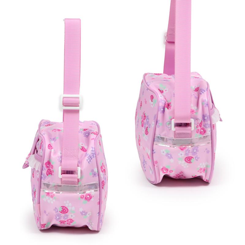 幼稚園バッグ 通園バッグ ショルダー 野いちご 花リボン柄 通園バック 幼稚園バック 通園カバン 子供用 ショルダーバッグ キッズ 保育園 幼稚園 女の子 マザーガーデン 通販 Paypayモール