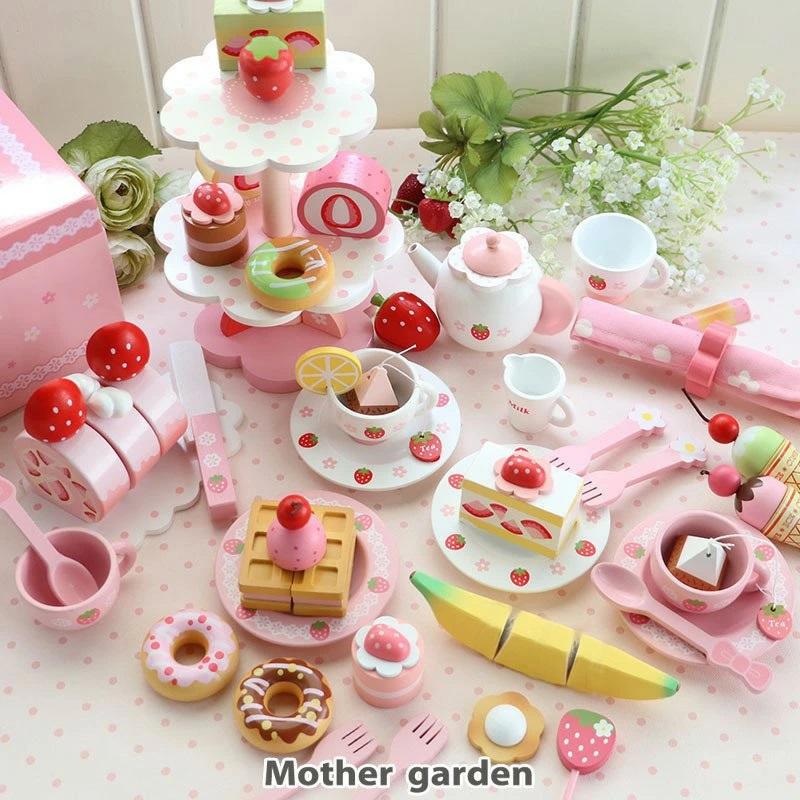 Mother garden おままごとセット 木製 ままごとセット 野いちご Mother garden おままごとセット 木製 ままごとセット 野いちご
