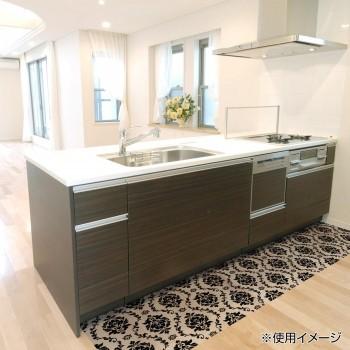 代引不可 透明キッチンマット ロール プリントタイプ ダマスク 45cm m Bk Pkmr 45 き トレード 正規品 Kuljic Com