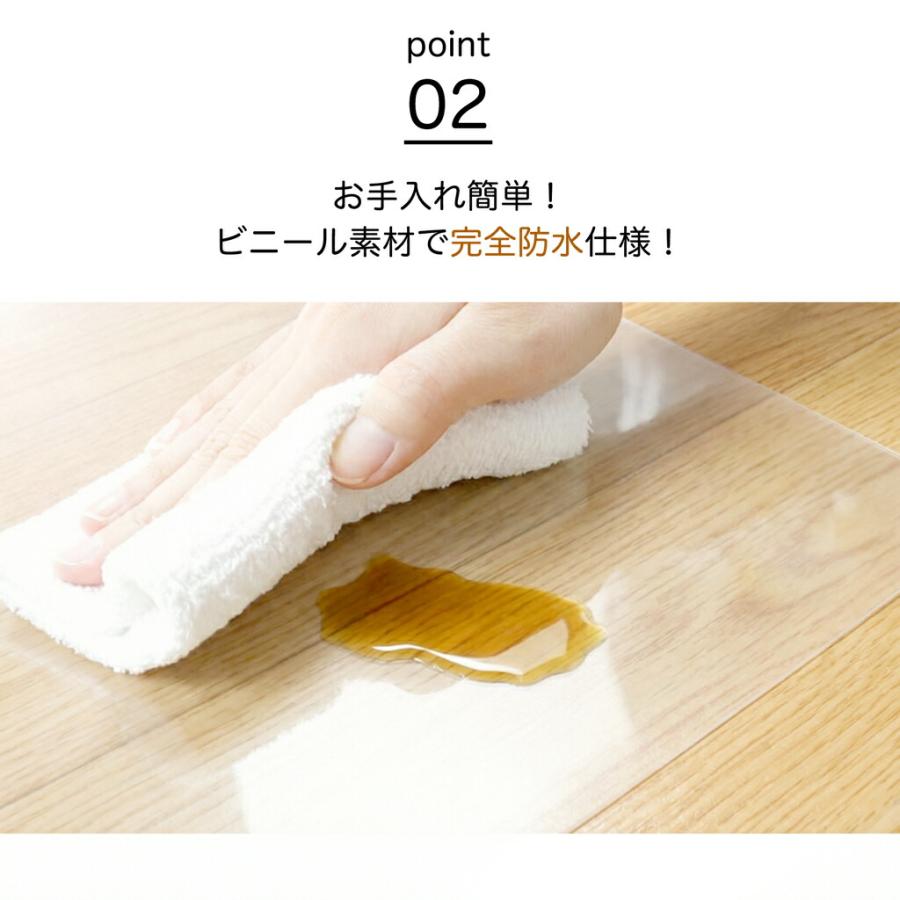 明和グラビア ペットマット 防水 透明 滑らない 拭ける フロア用 犬