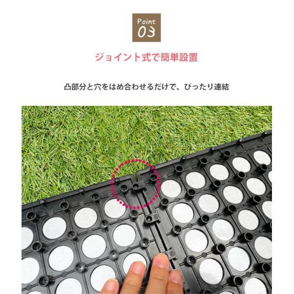 明和グラビア タイル ジョイントマット デッキ パネル 遮熱 正方形