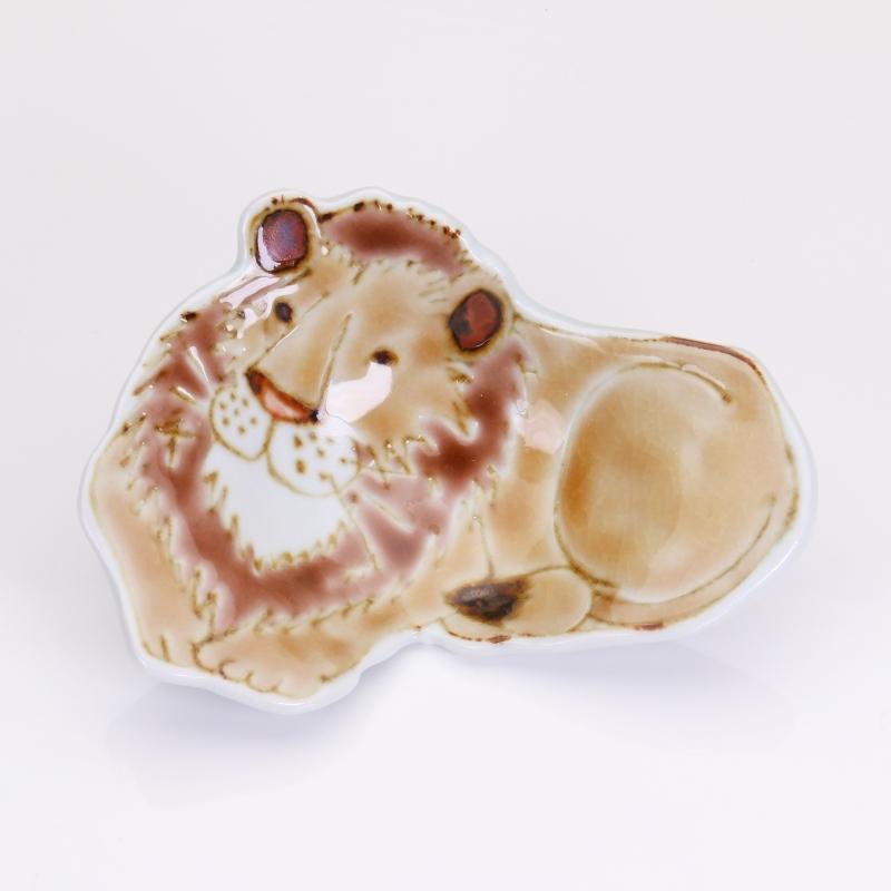 【MG敬】山崎裕理 作『三つ足小皿 ライオン』yy10-3【6,000円以上で送料無料！】 | 