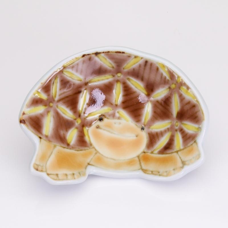 【MG敬】山崎裕理 作『三つ足小皿 カメ』yy12-1【6,000円以上で送料無料！】 | 