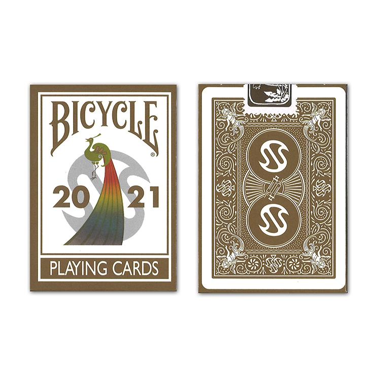 トランプ BICYCLE 三秀舎 BLUE ダース(12個)+GOLD1個 : ゲームと