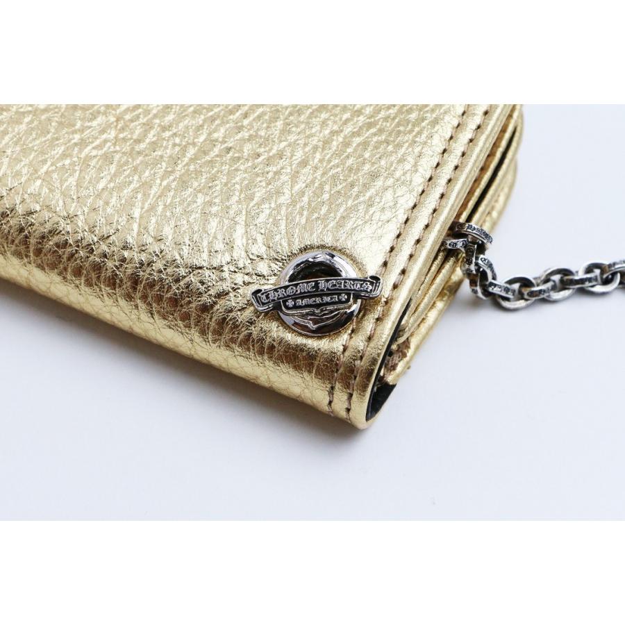クロムハーツケース　カードケース　財布　ミニウォレット二つ折り 正規品 クロムハーツ/CHROME HEARTS カードケース #2 グロメット、2種類で在庫