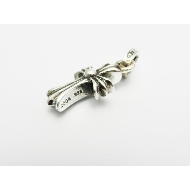 クロムハーツ ベビーファット シルバー ルビー パヴェ ネックレストップ CHROME HEARTS（クロムハーツ） 正規品 CHクロス ベビーファット