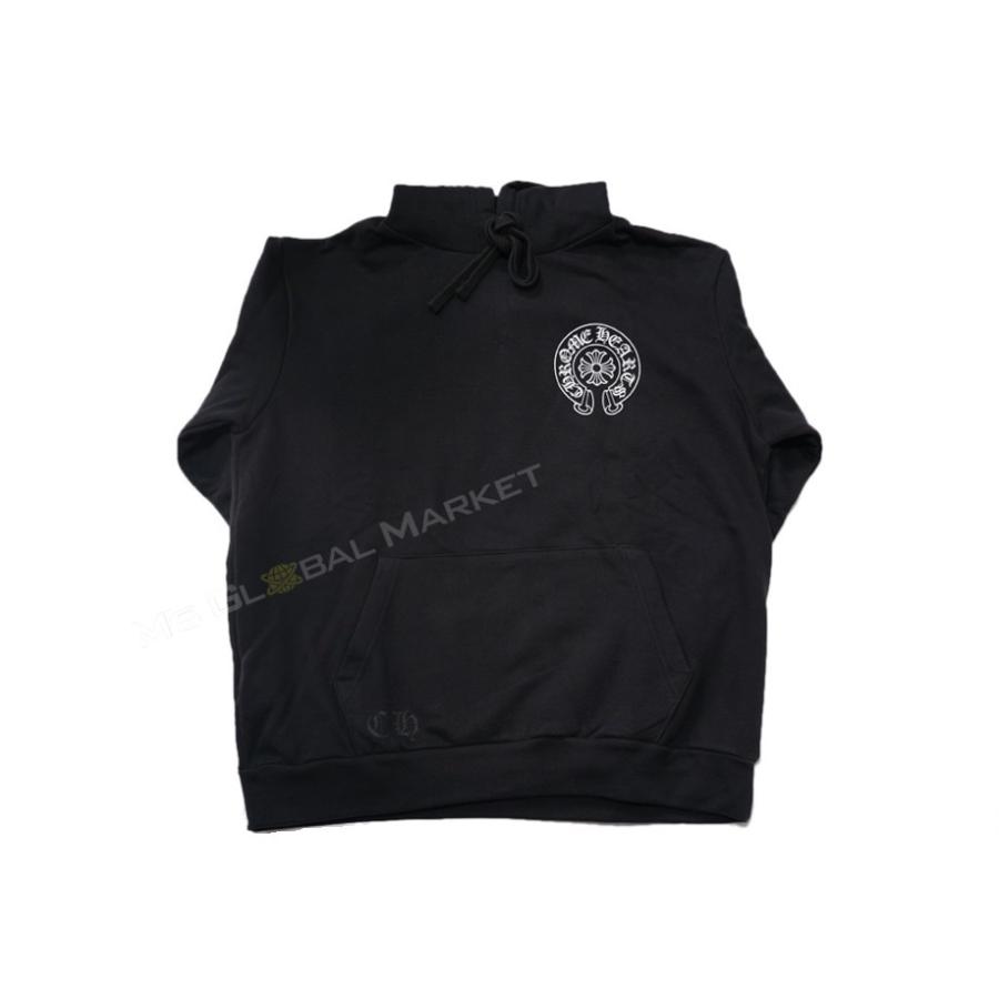 CHROME HEARTS ブラックパーカー Amazon.co.jp: [クロムハーツ] フーディー パーカー CHプラス