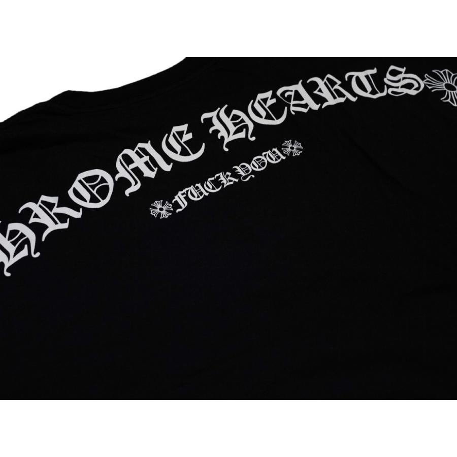在庫少【CHROME HEARTS】スクロールロゴ ”Fuck You” Tシャツ CHROME HEARTS 新品正規品 クロムハーツ Tシャツ ブラック