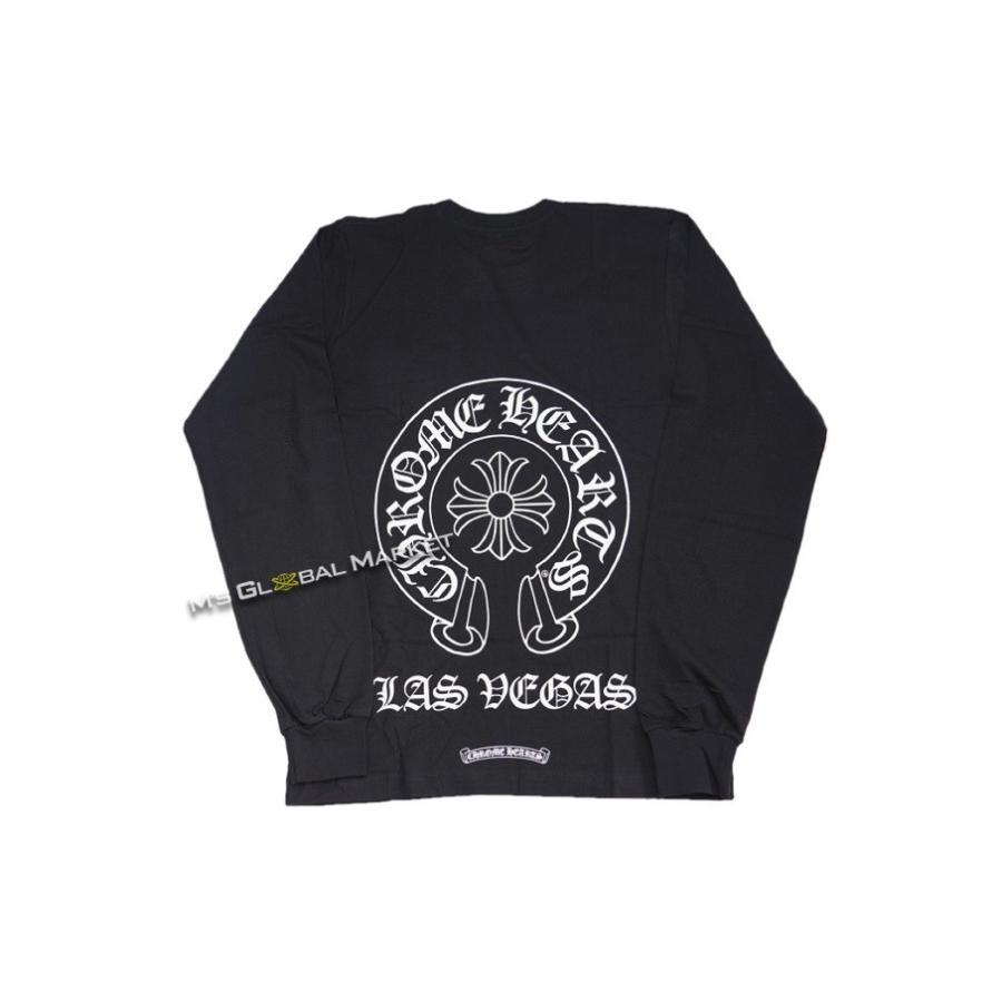CHROME HEARTSクロムハーツ長袖Tシャツ ラスベガス　ブラックＬ CHROME HEARTSクロムハーツ長袖Tシャツ ラスベガスブラックL