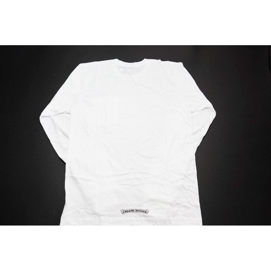 新品正規品 クロムハーツ Tシャツ ホワイト ネックロゴ メンズ Lサイズ 