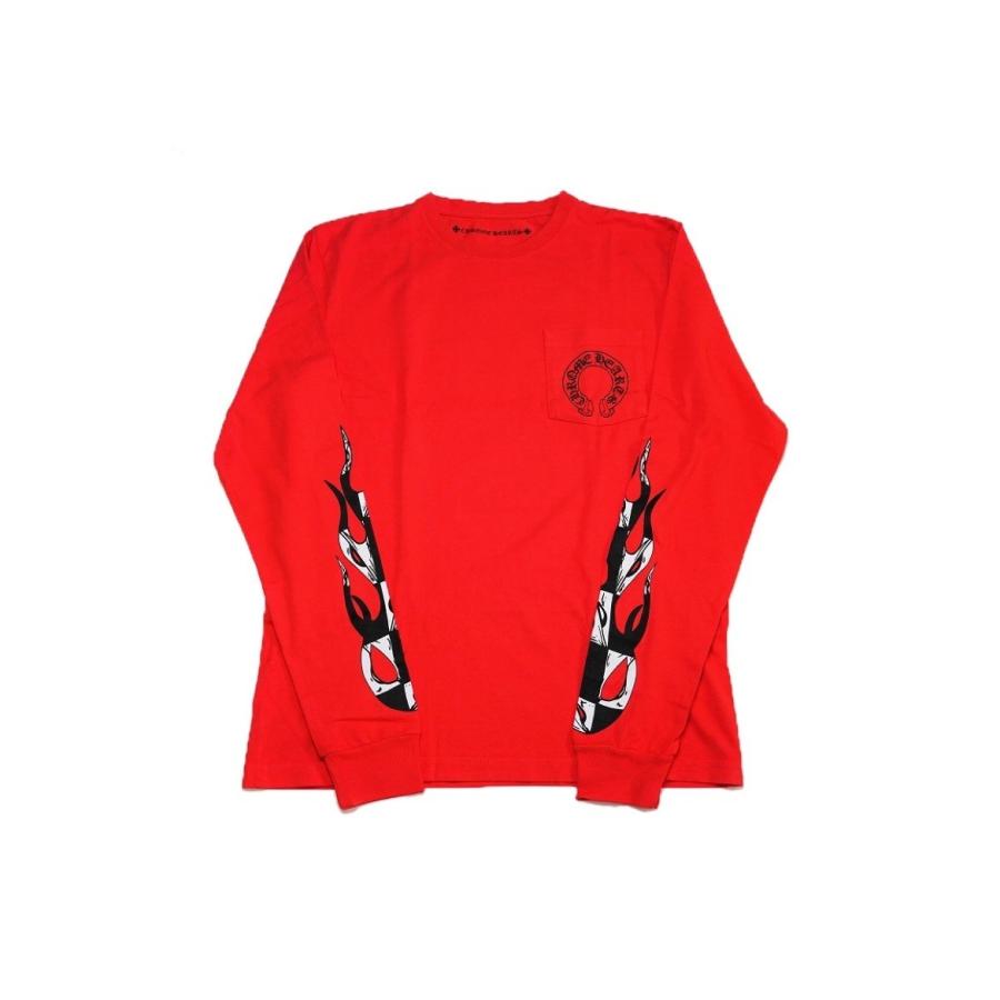 CHROME HEARTS 新品正規品 クロムハーツ Tシャツ ホースシュー レッド 