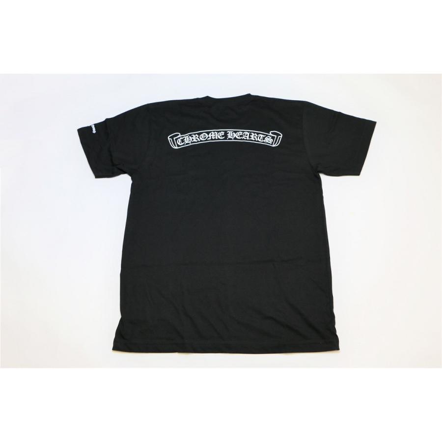 新品正規品 クロムハーツ Tシャツ スクロールラベル ブラック　メンズ　半袖 ポケット Chrome Hearts  Mens｜mgmarket