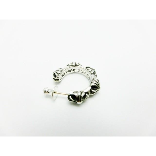 CHROME HEARTS（クロムハーツ） フープ クロス ピアス CHクロス