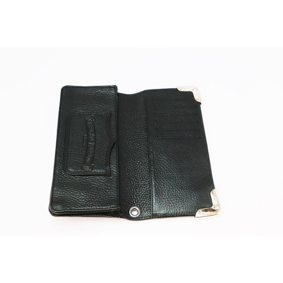 CHROME HEARTS クロムハーツ 財布 黒 長財布 ロング シングル CHROME HEARTS クロムハーツ 財布 黒 長財布 ロング シングル