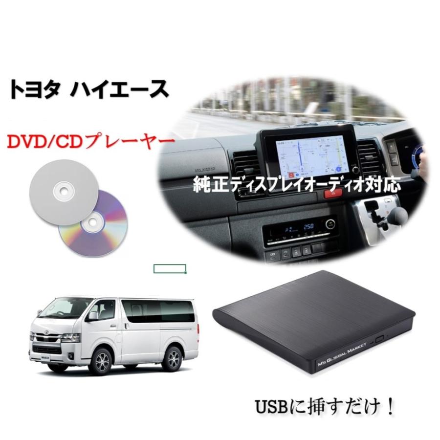 TOYOTA ハイエース　9型　純正　8インチディスプレイオーディオ M's Global Market（エムズ グローバル マーケット） 200系 ハイエース