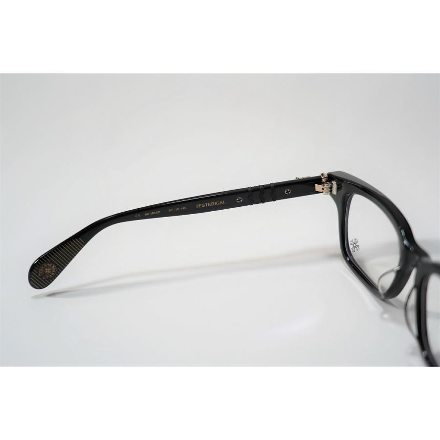 CHROME HEARTS クロムハーツ TESTERICAL アイウェア ブラック CHROME HEARTS クロムハーツ TESTERICAL アイウェア ブラック
