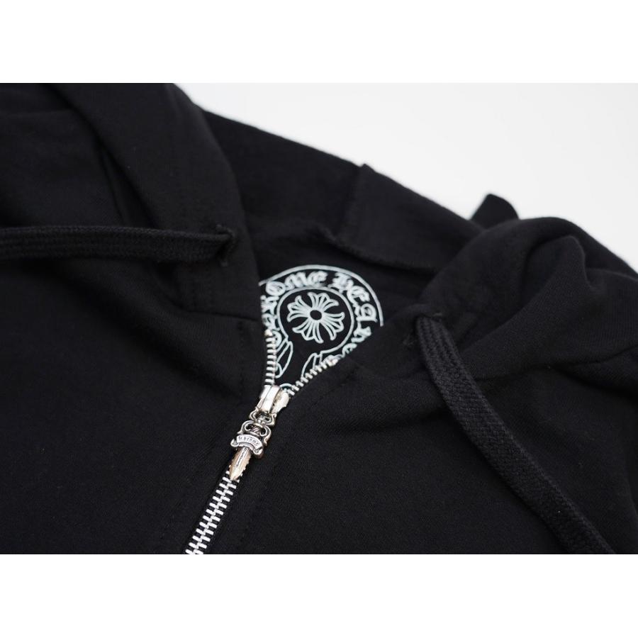 CHROME HEARTS（クロムハーツ） ダガージップパーカー 白Tロゴ ホース