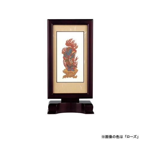 本尊掛軸 真言宗独立独行照明ランプ型 新年代軸 不動明王 (脇掛左) 大きさ：大 色は2類概念から選べます (2202000080) その他仏壇、仏具-キッチン、日用品、文具