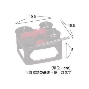 お供え 仏膳（黒内朱）6.5寸 (2204001599)｜mgohnoya｜03