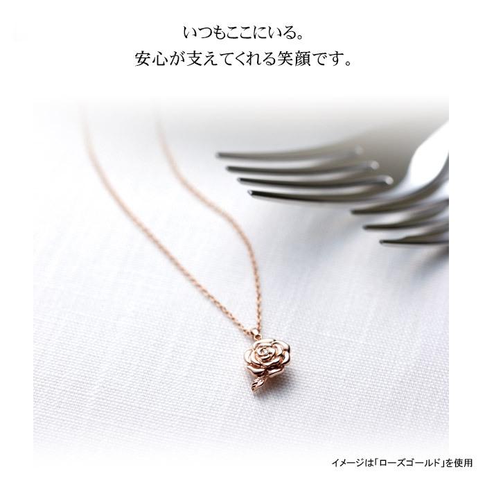 遺骨ペンダント Soul Jewelry ローズ K18 ローズゴールド 誕生石からお好みの石を選べます[遺骨 ペンダント 誕生石 2月 3月]｜mgohnoya｜06