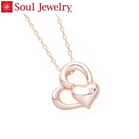 遺骨ペンダント Soul Jewelry ハートI K18 ローズゴールド 『ダイヤモンド』 （予定納期約4週間） (2209001434)｜mgohnoya