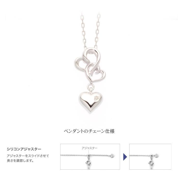 遺骨ペンダント Soul Jewelry ハートIII シルバー925 誕生石からお好みの石を選べます[遺骨 ペンダント 誕生石 2月 3月]_6