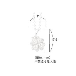 遺骨ペンダント Soul Jewelry パヴェ クローバー シルバー925 (2209001761)[遺骨 ペンダント お守り アクセサリー ネックレス]_7