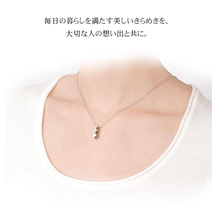 遺骨ペンダント Soul Jewelry Pour toi （プルトワ） スクエアクロス プレシオサ　キュービック・ジルコニア　シルバー925 (2209002669)