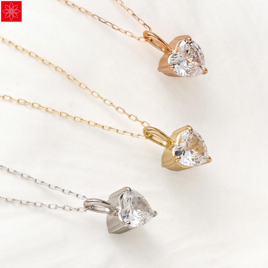 遺骨ペンダント Soul Jewelry クリスタ ハート K10 イエローゴールド 