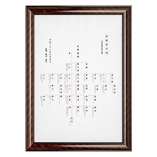 家系図作成サービス　Aタイプ｜メモリアルアートの大野屋