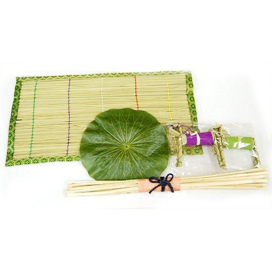 ネットショップ限定価格!】お盆用品 まこも・おがらセット 『心まち