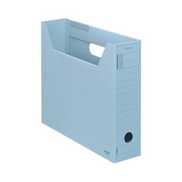 リアル ファイルボックス-FS（Fタイプ）A4ヨコ （まとめ）コクヨ 背幅75mm 1セット（5冊）〔×10セット〕 A4-SFFN-B 青 ボックスファイル