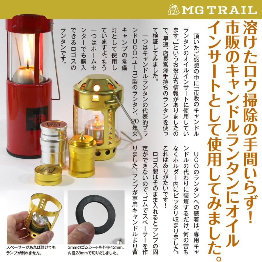 ミニオイルランプ おうちキャンプ や ベランピング へやキャン にもアルコールランプ アロマキャンドル キャンドルランタンオイルインサート に便利です Mgt Oca 東京キャンプツーリング Mg Trail 通販 Yahoo ショッピング