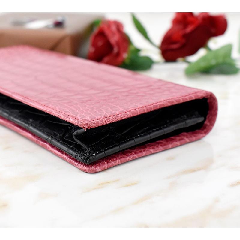 MGSABLE クロコダイル 無双 長財布 センター 一枚革 レディース メンズ