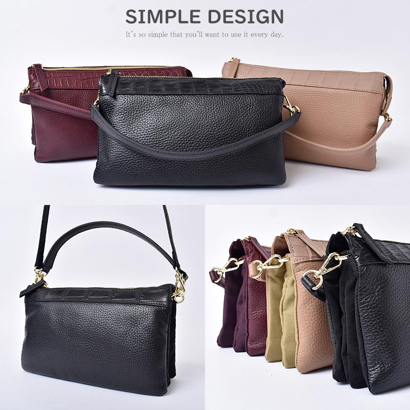 ハンドバッグ 2way ショルダーバッグ レディース 牛革 クロコダイル 本