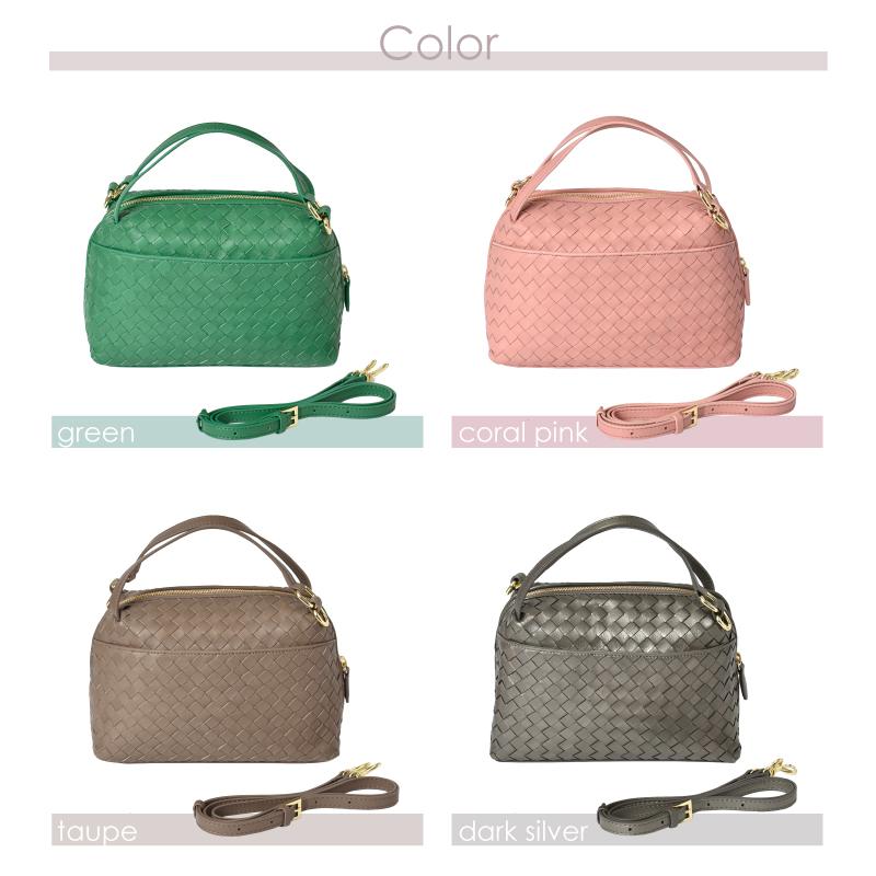 ハンドバッグ レディース 2way ショルダーバッグ ラムレザー 本革 軽い 