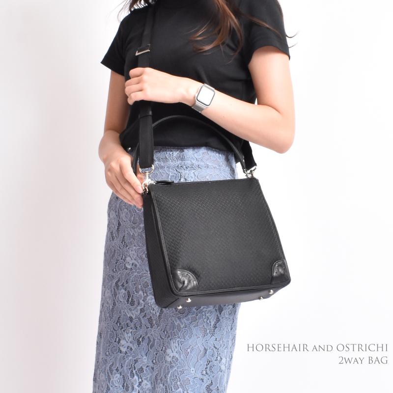 MGSABLE ハンドバッグ レディース ホースヘアー フォーマル
