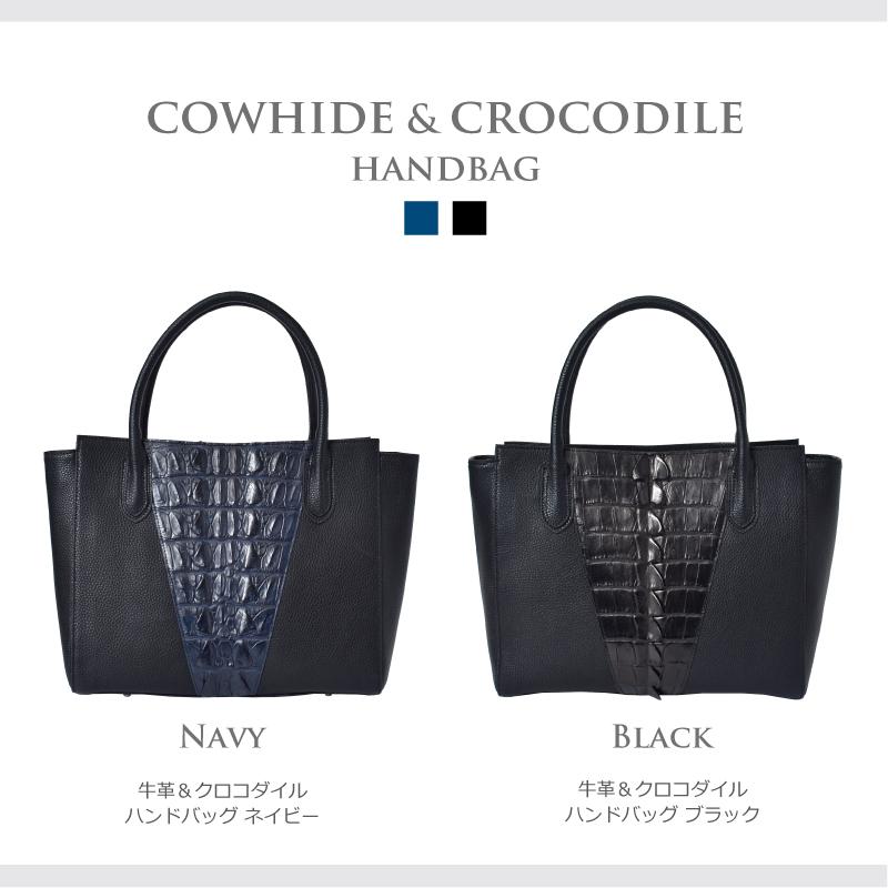 MGSABLE クロコダイル ハンドバッグ 本革 レディース 女性 トート