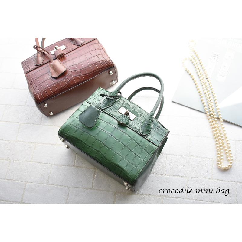 楽天市場】カイマン ハンド バッグ マット加工 牛革 2WAY レディース